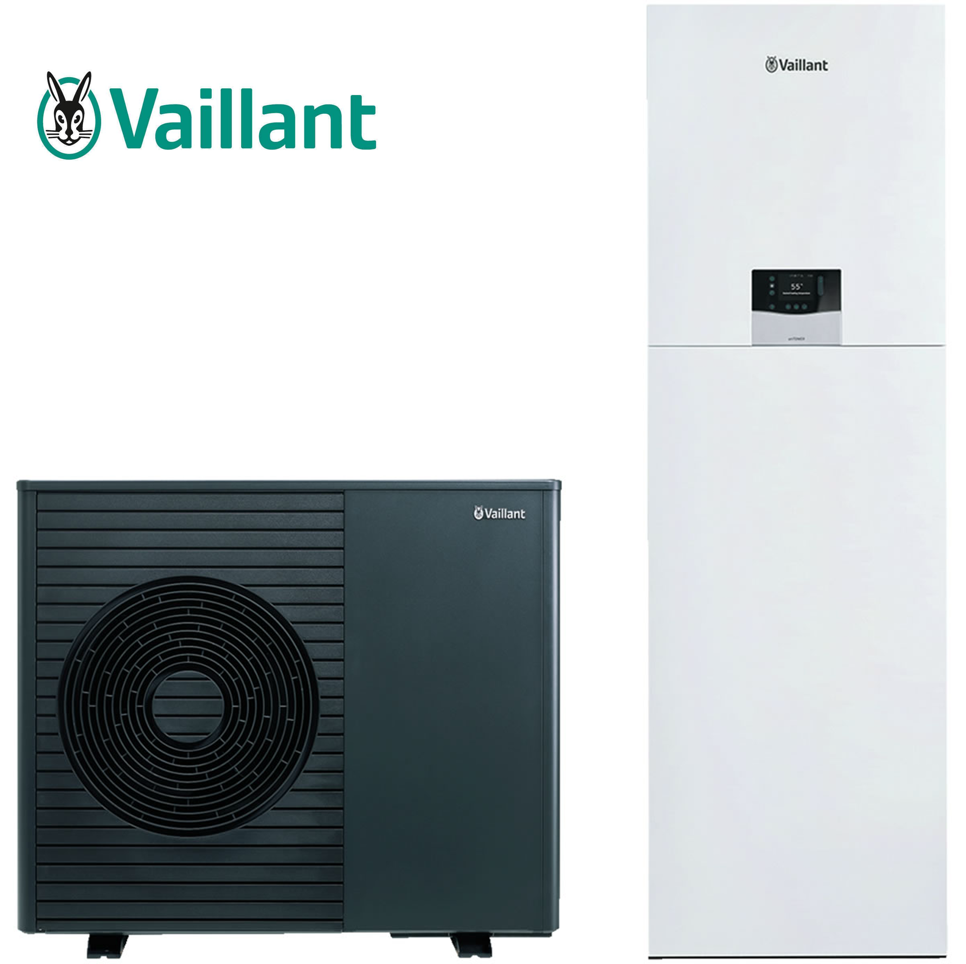 Vaillant aroTHERM plus Wärmepumpe mit uniTOWER Inneneinheit